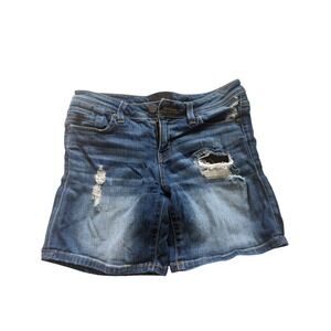 Buckle Black Distressed Denim Shorts Size 25 Ripped, Ready, and Full of Attitude